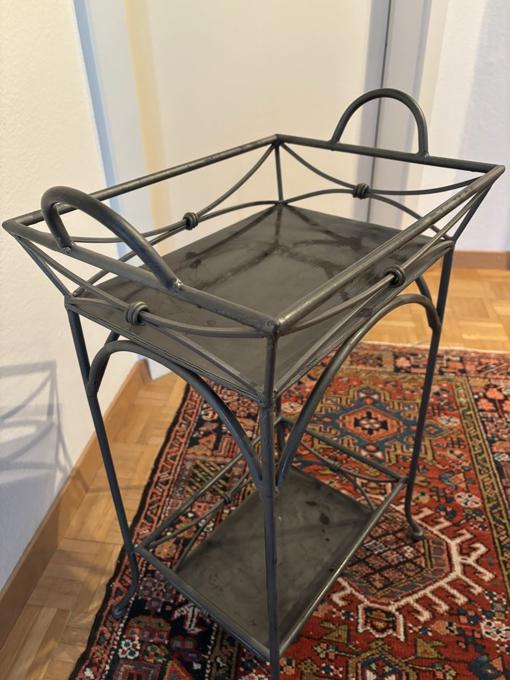 Metall Bestelltisch/ Pflanzen Vintage Stil